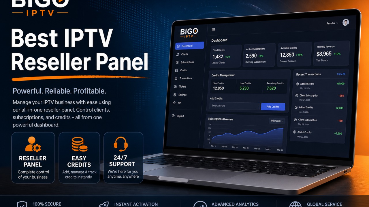 Best IPTV Reseller Panel in 2026
