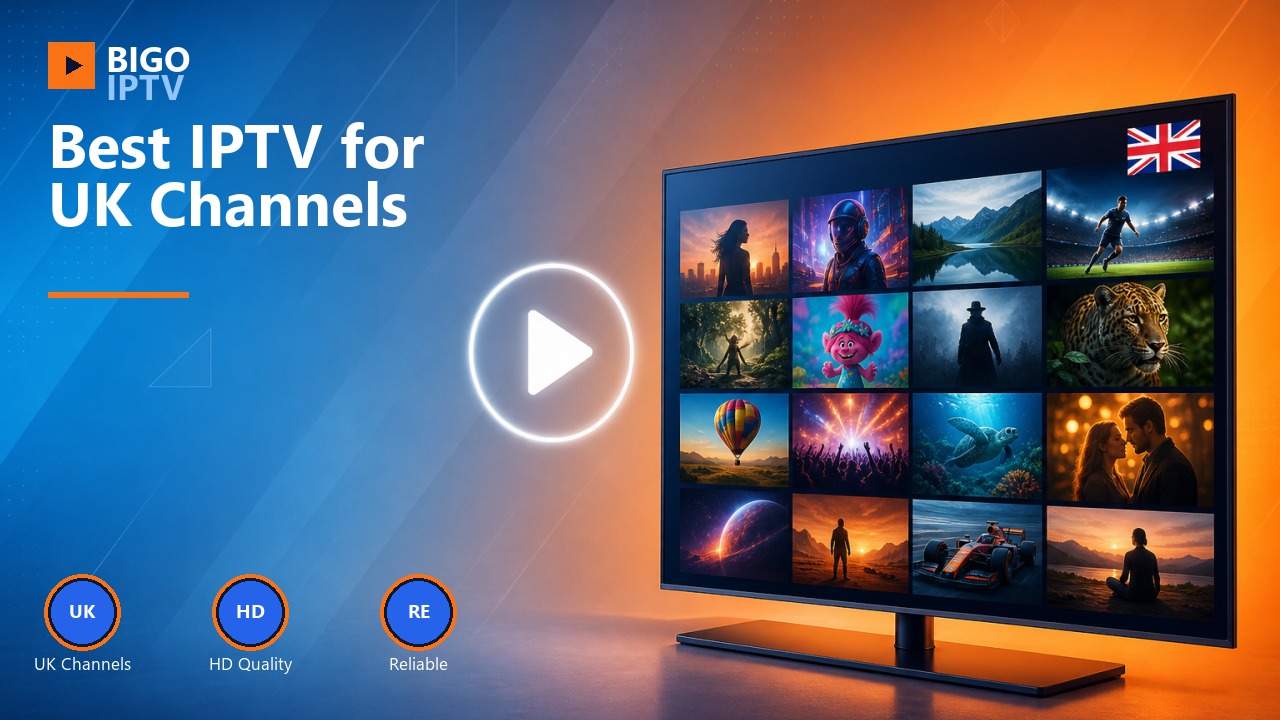 Best IPTV for UK Channels in 2026 — BIGO IPTV