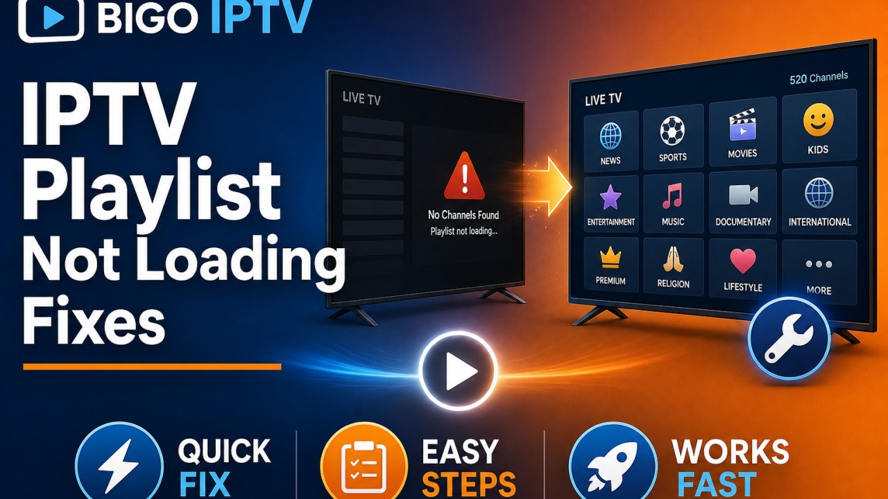 IPTV Playlist Not Loading — Fixes