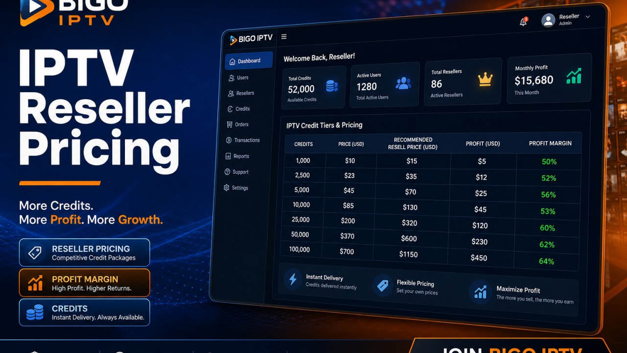 IPTV Reseller Pricing Explained