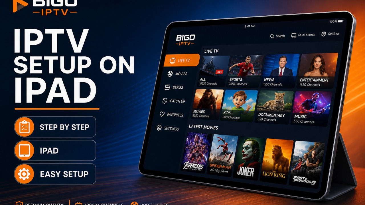 IPTV Setup on iPad — BIGO IPTV
