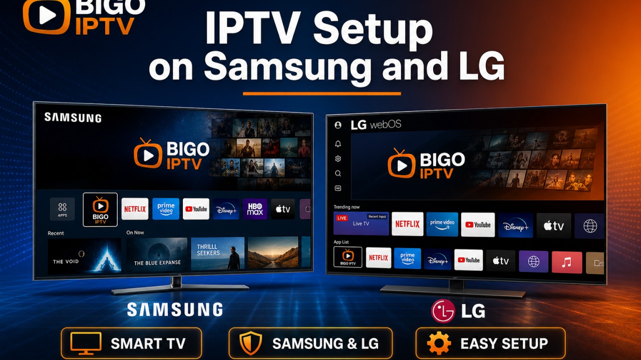 IPTV Setup on Samsung & LG Smart TV — BIGO IPTV