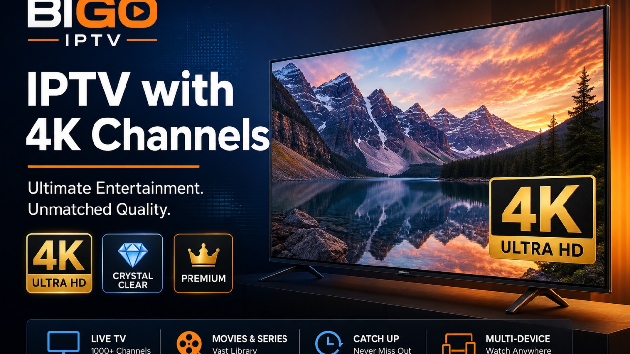 IPTV with 4K Channels — What to Expect — BIGO IPTV